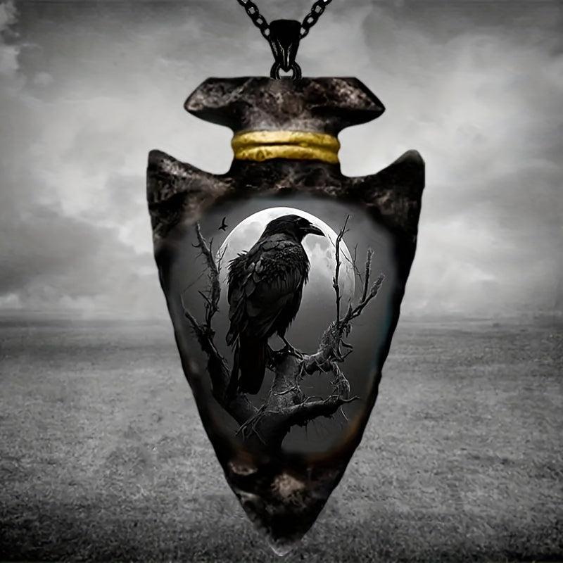 Gothic Geometric Triangle Chain Pendant Toy For Boys Men