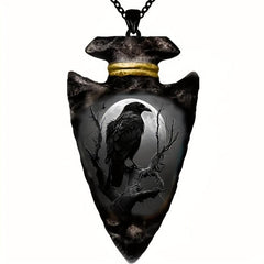 Gothic Geometric Triangle Chain Pendant Toy For Boys Men