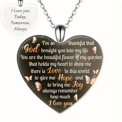 Crystal Pendant Necklace Dream Butterfly English Birthday Gift