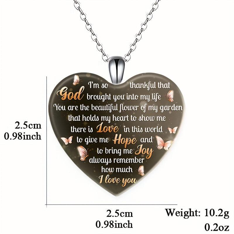 Crystal Pendant Necklace Dream Butterfly English Birthday Gift