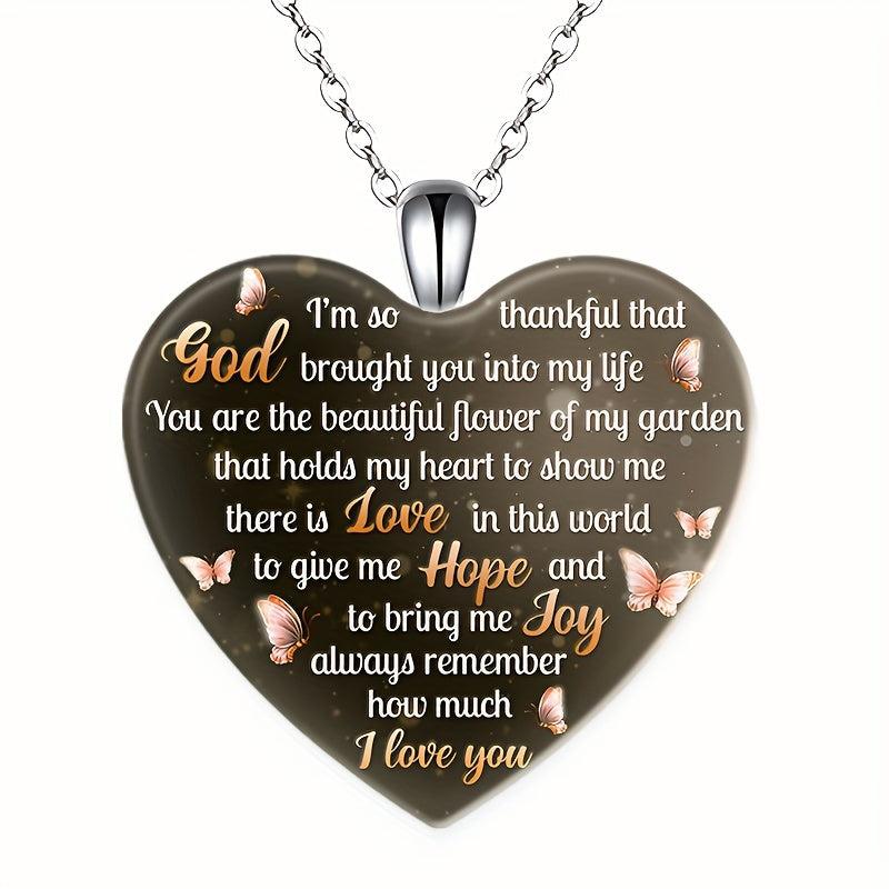 Crystal Pendant Necklace Dream Butterfly English Birthday Gift