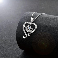Heart Pendant Necklace English Birthday Gift For Boyfriend And Girlfriend