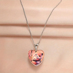 Crystal Pendant Necklace Raccoon Necklace Birthday Gift