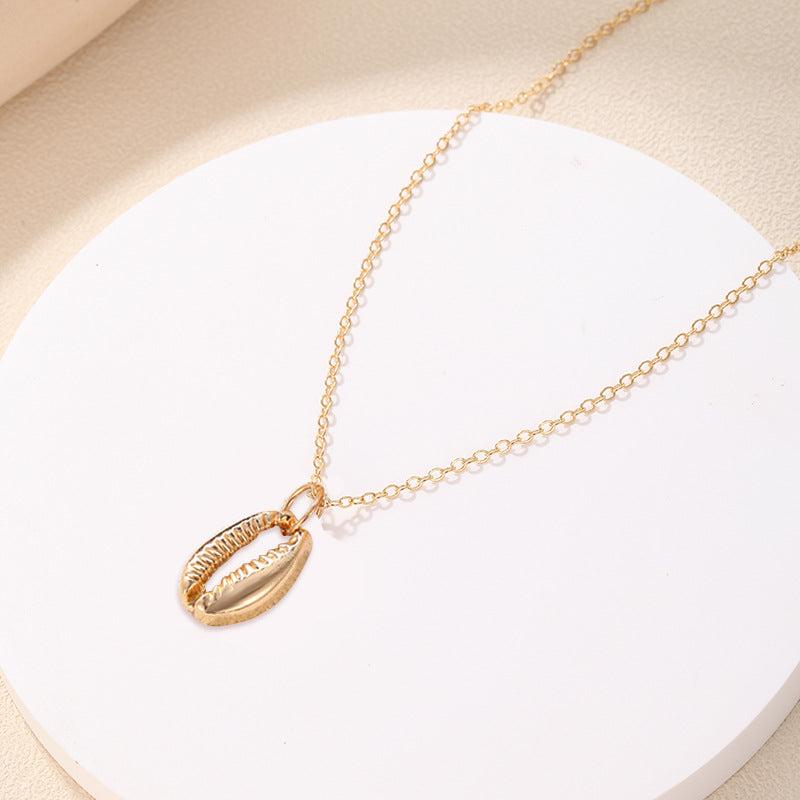 Boho Shell Pendant Necklace for Parties
