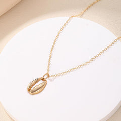 Boho Shell Pendant Necklace for Parties