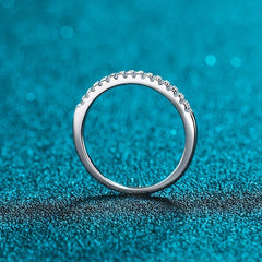 S925 Sterling Silver Moissanite Ring Proposal Engagement Ring