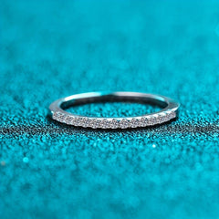 S925 Sterling Silver Moissanite Ring Proposal Engagement Ring