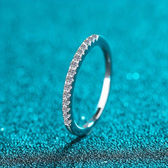 S925 Sterling Silver Moissanite Ring Proposal Engagement Ring