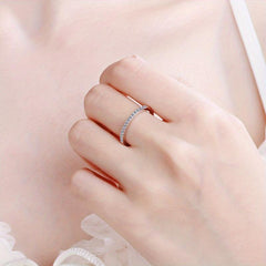 S925 Sterling Silver Moissanite Ring Proposal Engagement Ring