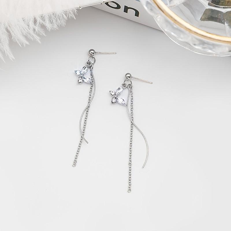 Halloween Party Butterfly Tassel Stud Earrings