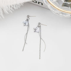 Halloween Party Butterfly Tassel Stud Earrings