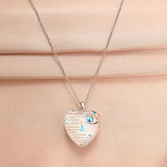 Crystal Pendant Alphabet Necklace English Birthday Gift For Boyfriend And Girlfr