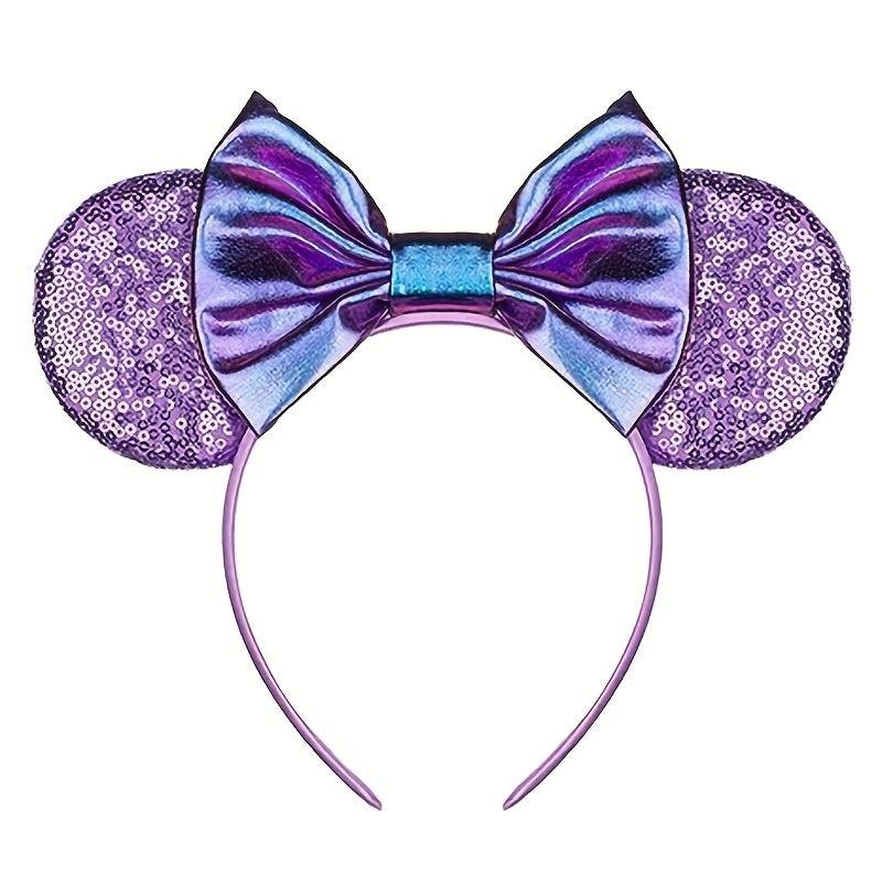 Mouse Ears Headbands Bows Mouse Ears Glitter Party Princess Decoration