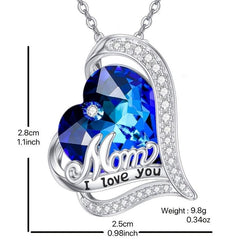 Vintage Heart Shape Pendant Necklace Toy For Kids Daughters