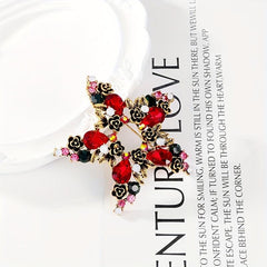 Christmas Retro Hollow Pentagram Brooch Pin Creative Pin Clothing