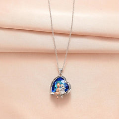 Banquet Jewelry Couple Pendant Necklace Holiday Party Anniversary Gift