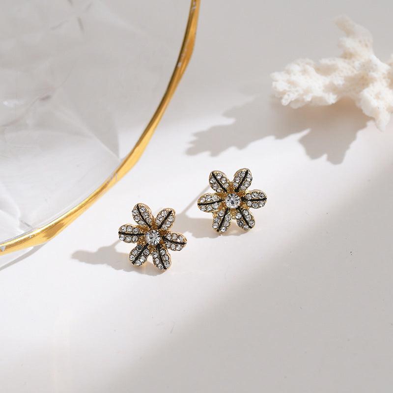 Six Petal Earrings For Girl Ball Party Role Play