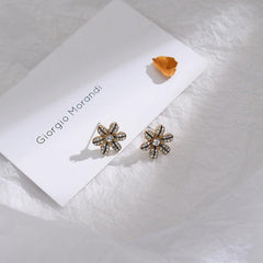 Six Petal Earrings For Girl Ball Party Role Play