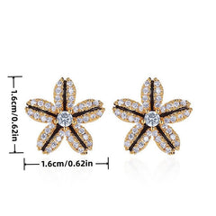 Six Petal Earrings For Girl Ball Party Role Play