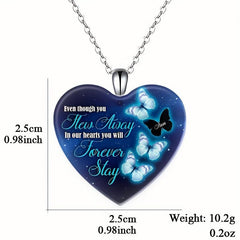 Crystal Pendant Necklace Dream Butterfly English Birthday Gift