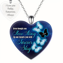 Crystal Pendant Necklace Dream Butterfly English Birthday Gift