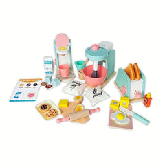 Wooden Coffee Machine Toys For Boys And Girls Play House Toys