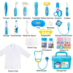 Kids Doctor Role Play Set for Ages 3-6