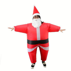 Inflatable Christmas Santa Suit Child Unisex Fancy Dress Costume