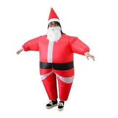Inflatable Christmas Santa Suit Child Unisex Fancy Dress Costume