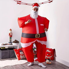 Inflatable Christmas Santa Suit Child Unisex Fancy Dress Costume