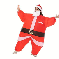 Inflatable Christmas Santa Suit Child Unisex Fancy Dress Costume