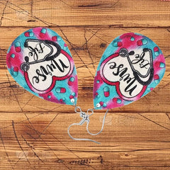 Nurses Wooden Droplet Earrings Toy Gift