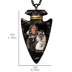 Wolf Necklace for Men Women Lover Family Gift