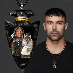 Wolf Necklace for Men Women Lover Family Gift