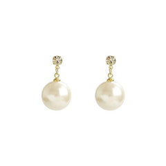 Sweet Pearl Earrings Retro Stud Earrings Ear Jewelry For Girls Women