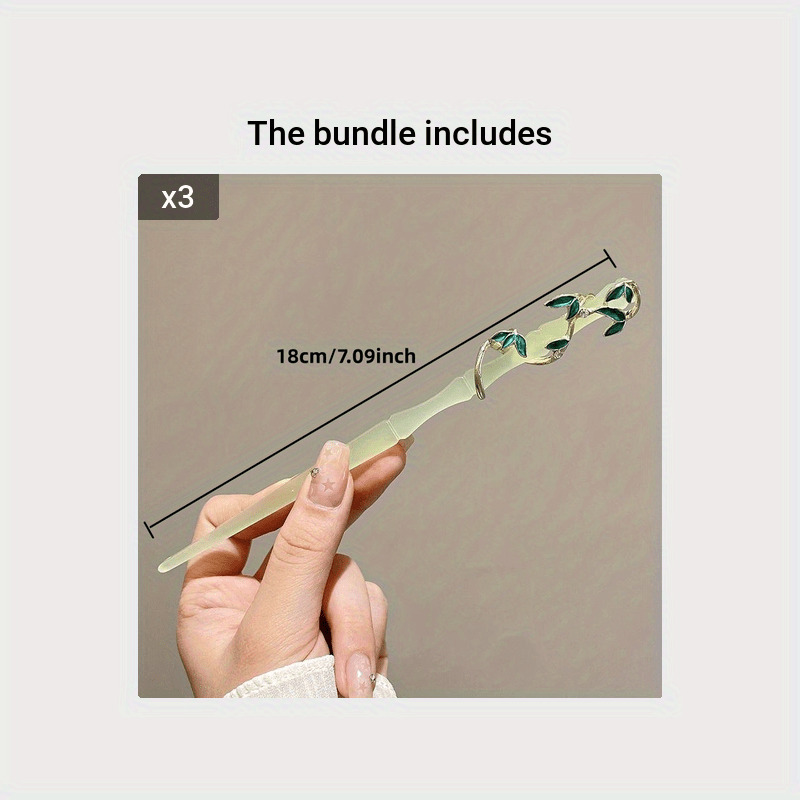 Bamboo Style Women Hairpin Court Retro Headdress