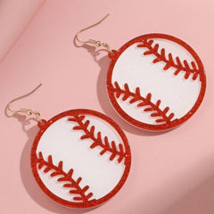 Christmas Flower Ball Earrings for Women