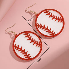 Christmas Flower Ball Earrings for Women