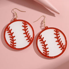 Christmas Flower Ball Earrings for Women