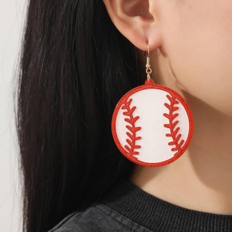 Christmas Flower Ball Earrings for Women