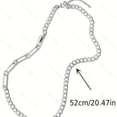 Hip hop Men's Stainless Steel Necklace Cold Style Non fading Necklace