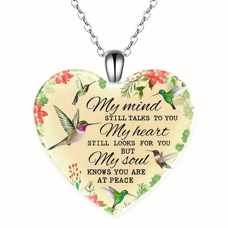 Bird Pendant Necklace English Birthday Gift Boyfriend Girlfriend