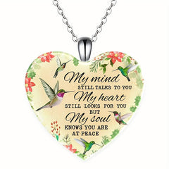 Bird Pendant Necklace English Birthday Gift Boyfriend Girlfriend