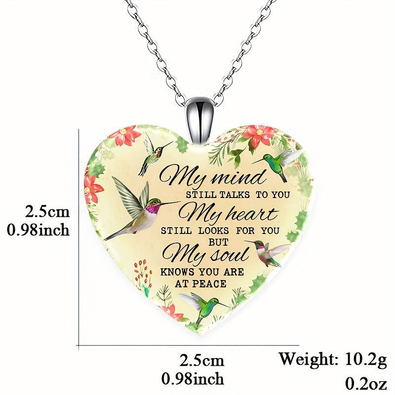 Bird Pendant Necklace English Birthday Gift Boyfriend Girlfriend