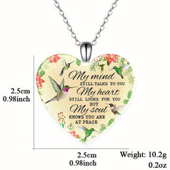 Bird Pendant Necklace English Birthday Gift Boyfriend Girlfriend