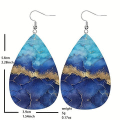 Bohemian Style Water Drops Ear Hooks Earrings Toys