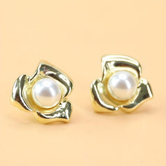 Elegant Pearl Crystal Earrings for Women
