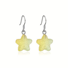 Pentagram Candy Earrings Gradient Soft Girl Earrings