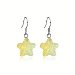 Pentagram Candy Earrings Gradient Soft Girl Earrings