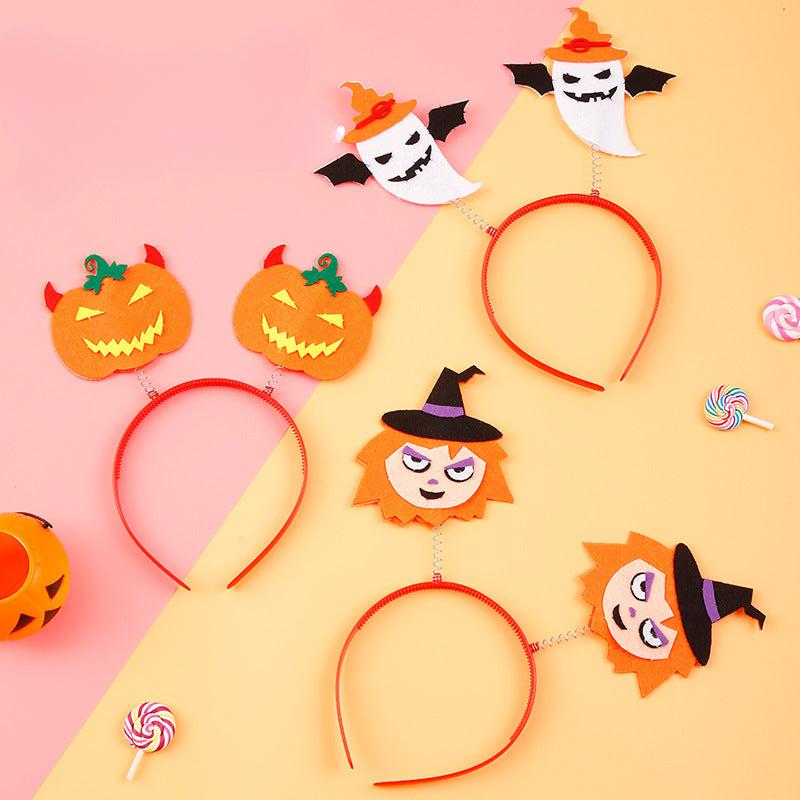 Halloween Devil Hair Hoop for Kids Party Supplies